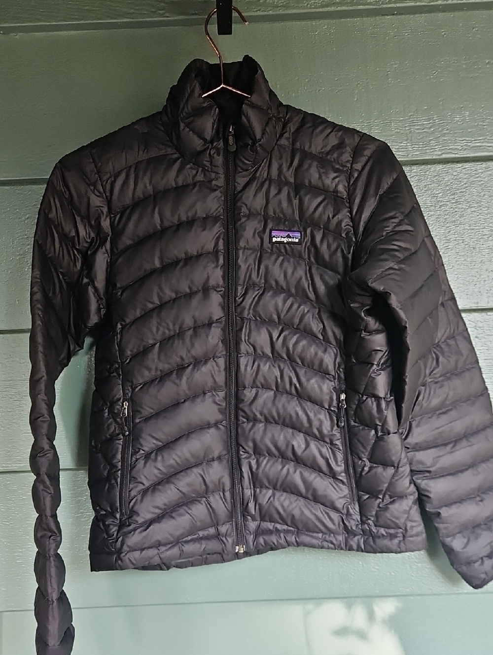 Patagonia Black Quilted Down Jacket
